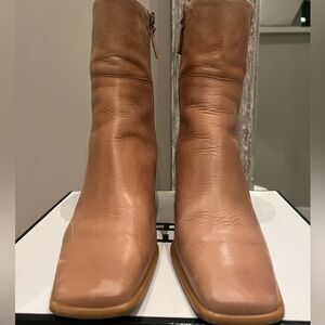 Alohas West Leather Boots. Caramel colored. Go with everything!